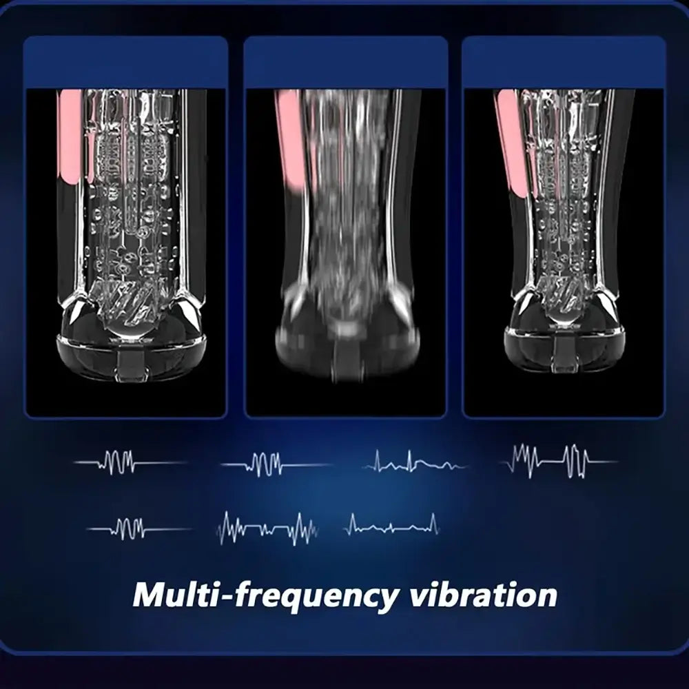 Visual Window Multiple Vibrating Modes Automatic Male Masturbator