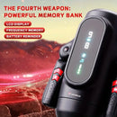 9 Telescopic Vibration LED Display Intelligent Heating Voice Masturbator