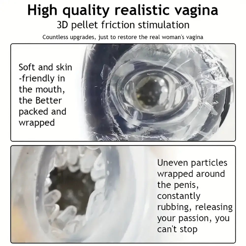 Squeezing High Speed Piston Qi Piston Rotation Stretching Masturbator