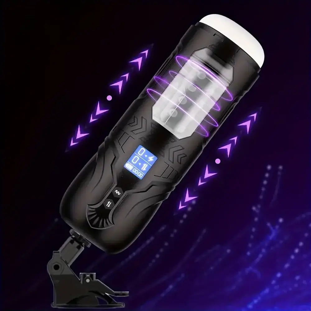 Vibrating Thrusting Rotating Auto Stroker Electric Male Masturbator
