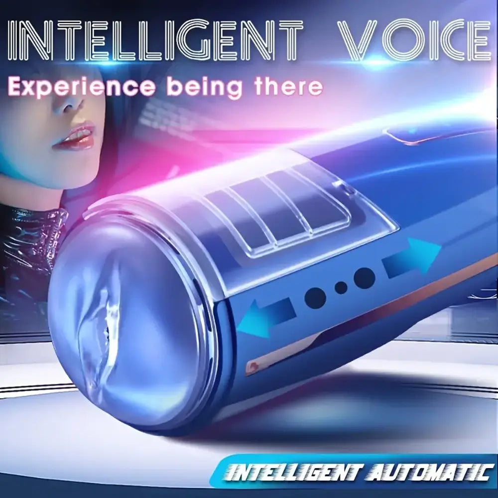 Stretching 360° High Speed Rotation Heating Piston Automatic Masturbator