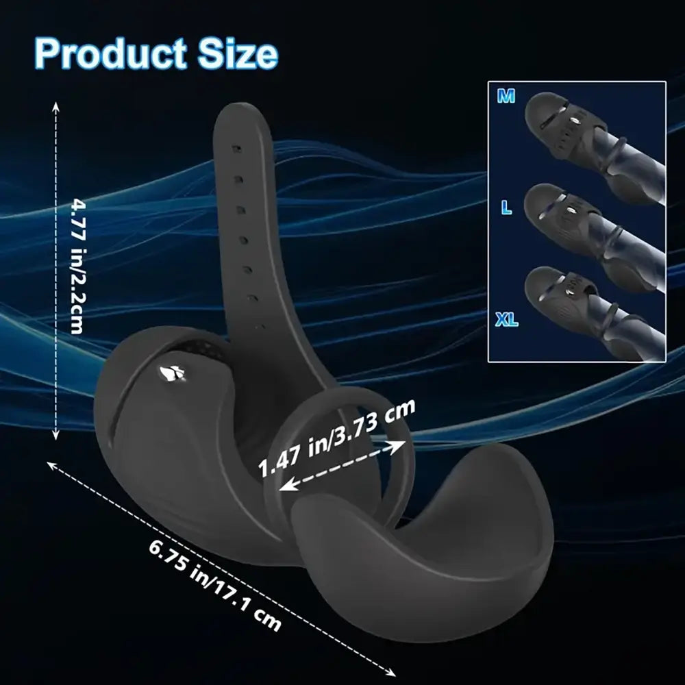 4 in 1 Vibrating APP Controlled Male Sex Toy Stroker with Cock Ring