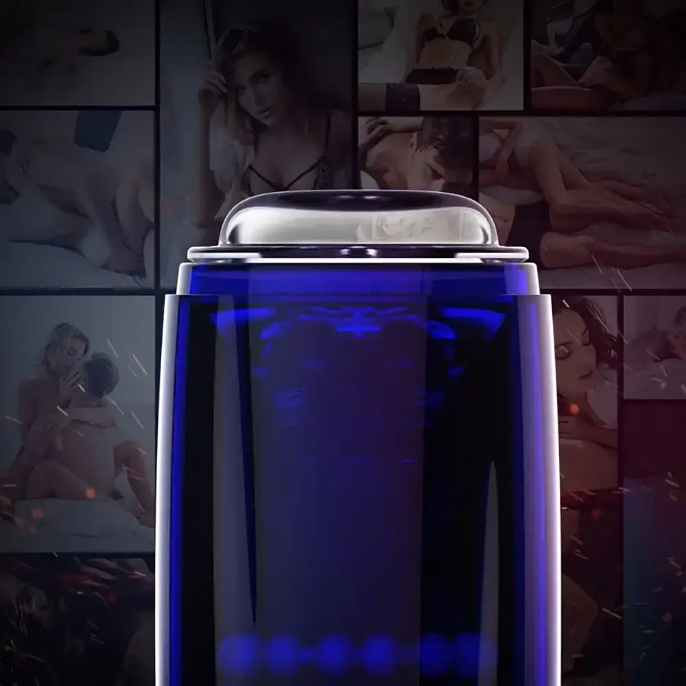 Magic Motion Xone Blue Interactive Stroker Synced Male Masturbator