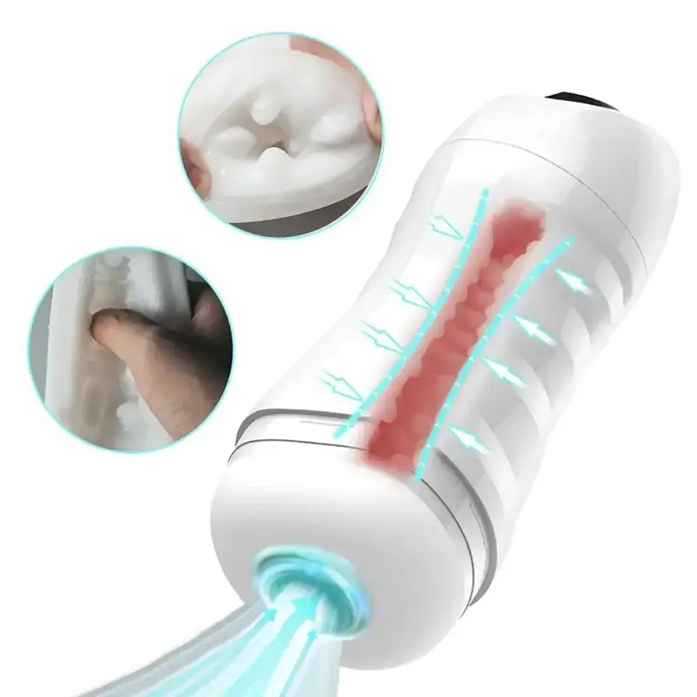 Real Automatic Sucking Male Masturbator Oral Sex Vaginal Machine