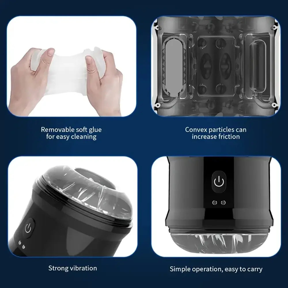 Detonation Mode Suction Male Vacuum Washable Auto Masturbator