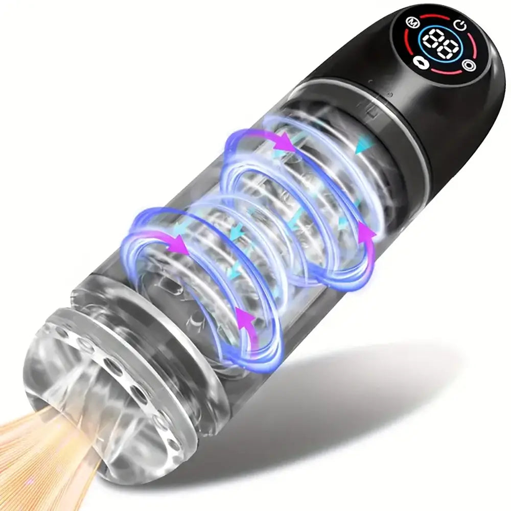 UPGRADED 7+7+7 Licking Suction 7 Rotating Modes Auto Masturbator UPGRADED 7+7+7 Licking Suction 7 Rotating Modes Auto Masturbator
