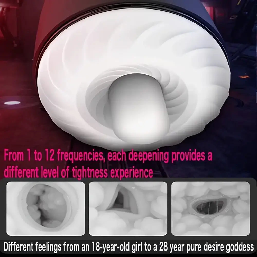 Realistic Sensation Throat Sucking Shaking Automatic Masturbator