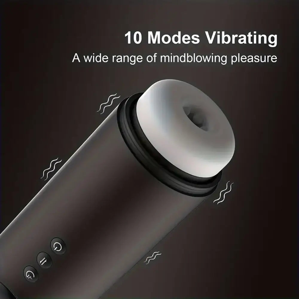 XT10 Auto Stroker Thrusting Sucking Vibrating With Heating Base