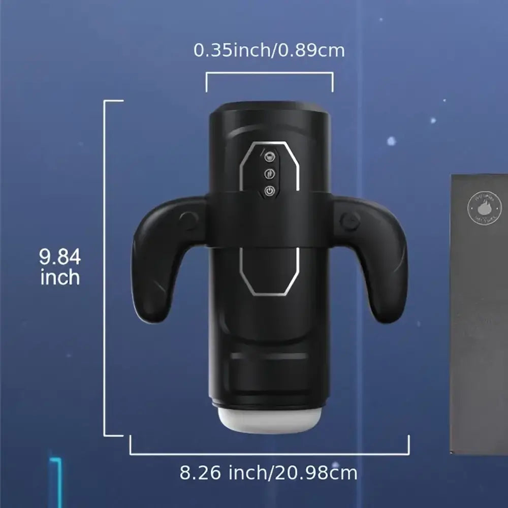 3 Sucking 6 Thrusting 9 Vibrating Retractable Rotatable Masturbator