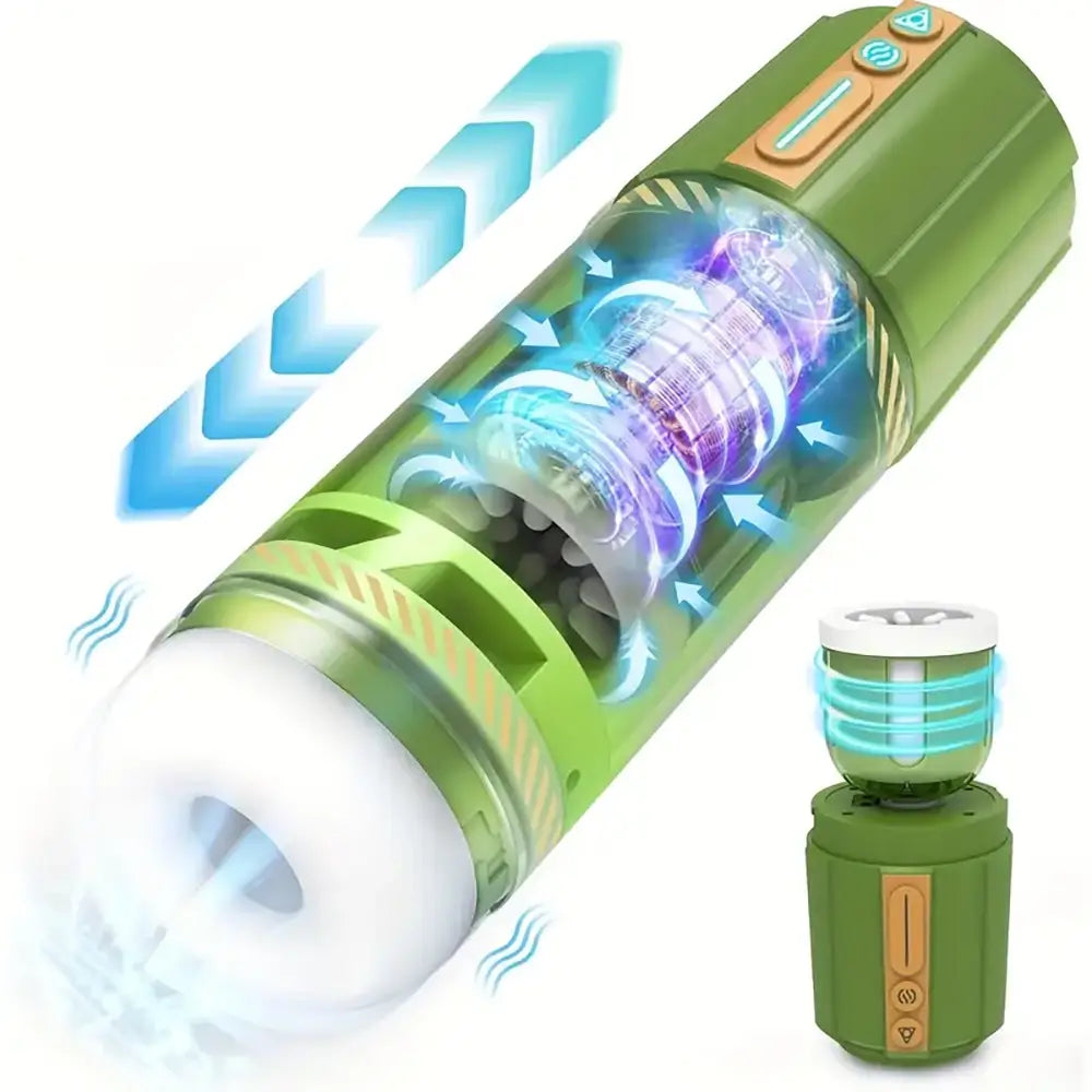 Upgrade 8 Thrusting Rotating 5 Vibration 3D Realistic Auto Masturbator