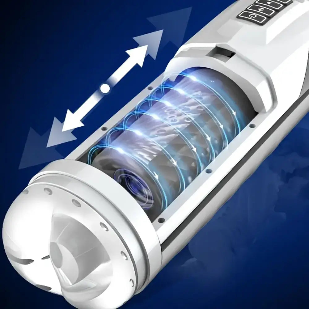 Automatic Smart Telescopic Rotary Vibrating Male Masturbator