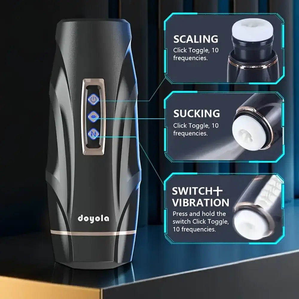 T380 multi-function Vibrating Contract Sucking Automatic Masturbator