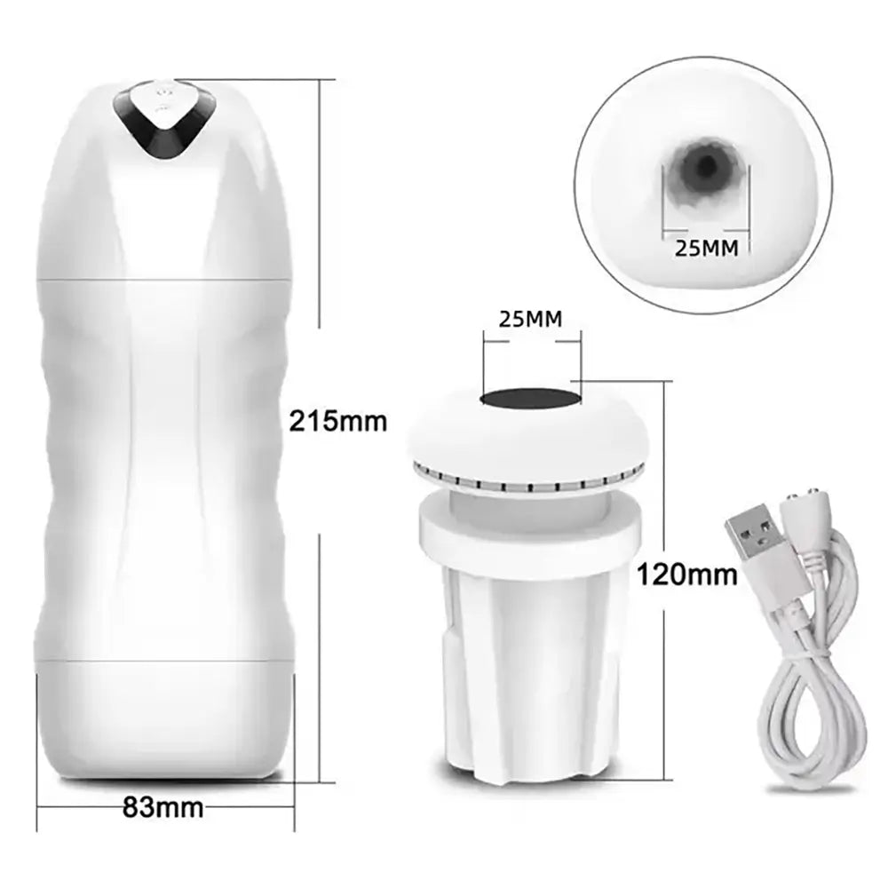 Real Automatic Sucking Male Masturbator Oral Sex Vaginal Machine