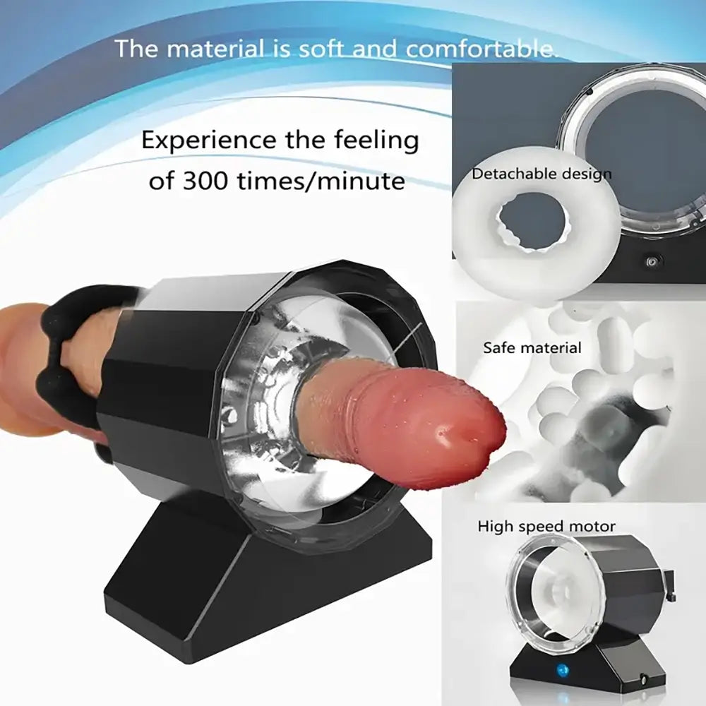Real Vagina Pocket Blowjob Machine Suction Automatic Masturbator