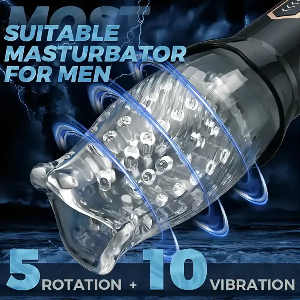 GAWK GAWK 3000 Male Rose Toy Blowjob 5 Rotation Auto Masturbator