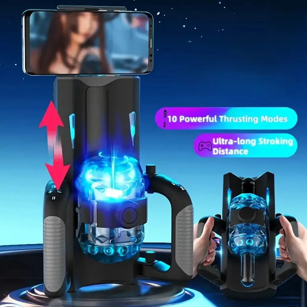 Leten Cannon King Pro Machine 2cm Piston Telescopic Auto Masturbator