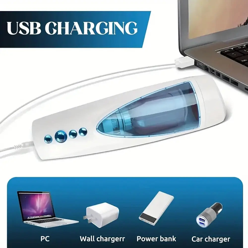 Hands Free Automatic Soft Silicone Channel Thrusting Masturbator