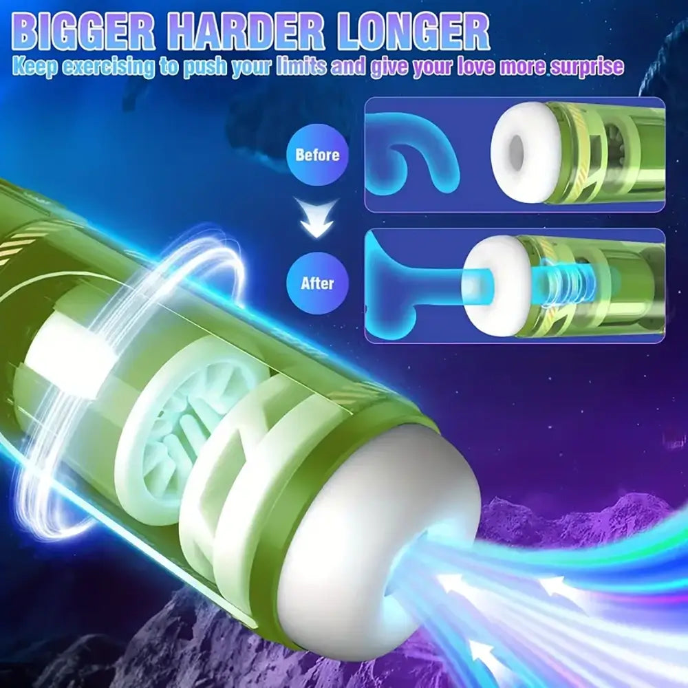 Upgrade 8 Thrusting Rotating 5 Vibration 3D Realistic Auto Masturbator