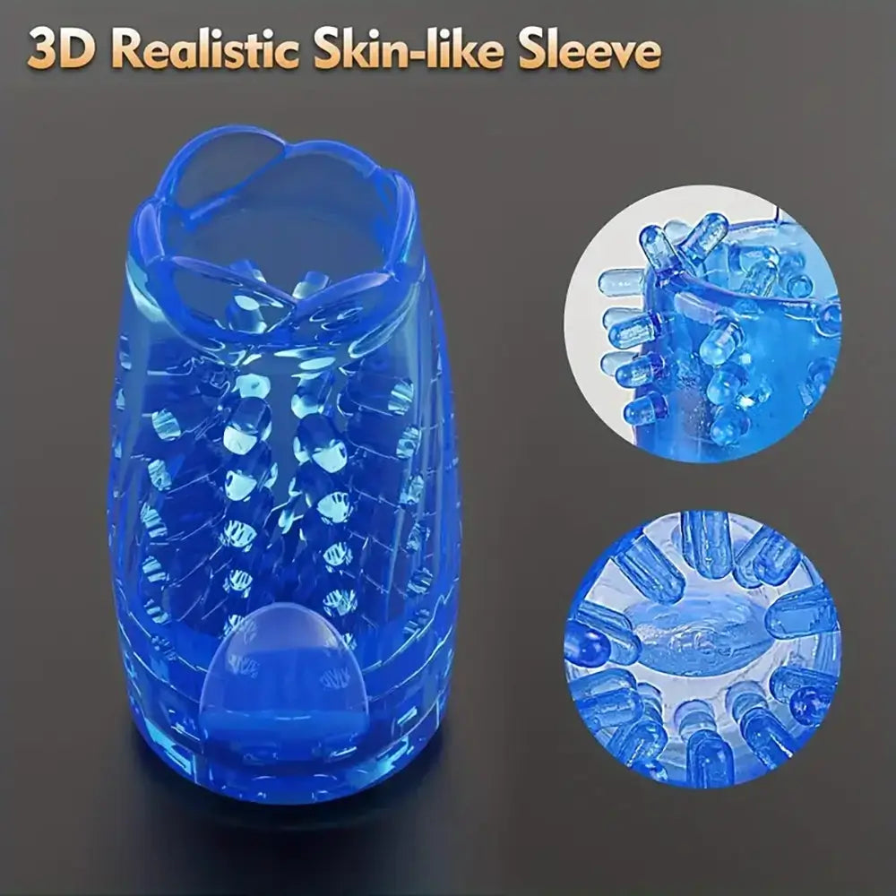 Intelligent Telescopic Rotation LCD Display Auto Male Masturbator