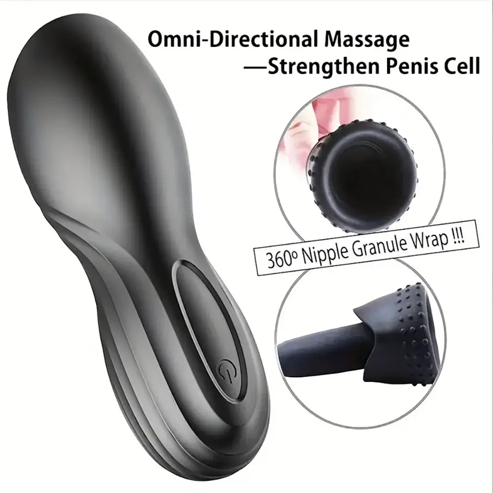 Pulse Vibrating Automatic Electric Masturbator For Cock Massage