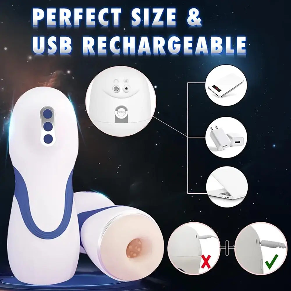 Sucking Pleasure Shaking Fast Piston Automatic Masturbator