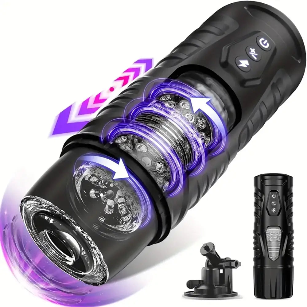 Intelligent Sucking Rotating Thrusting Electric Automatic Male Masturbator