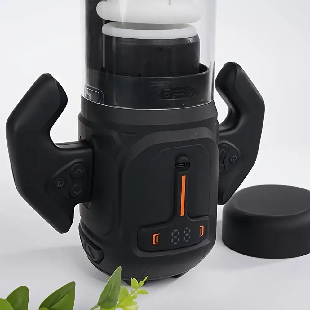 Thrusting Rotating Male Shaft Automatic Masturbator With LED Display