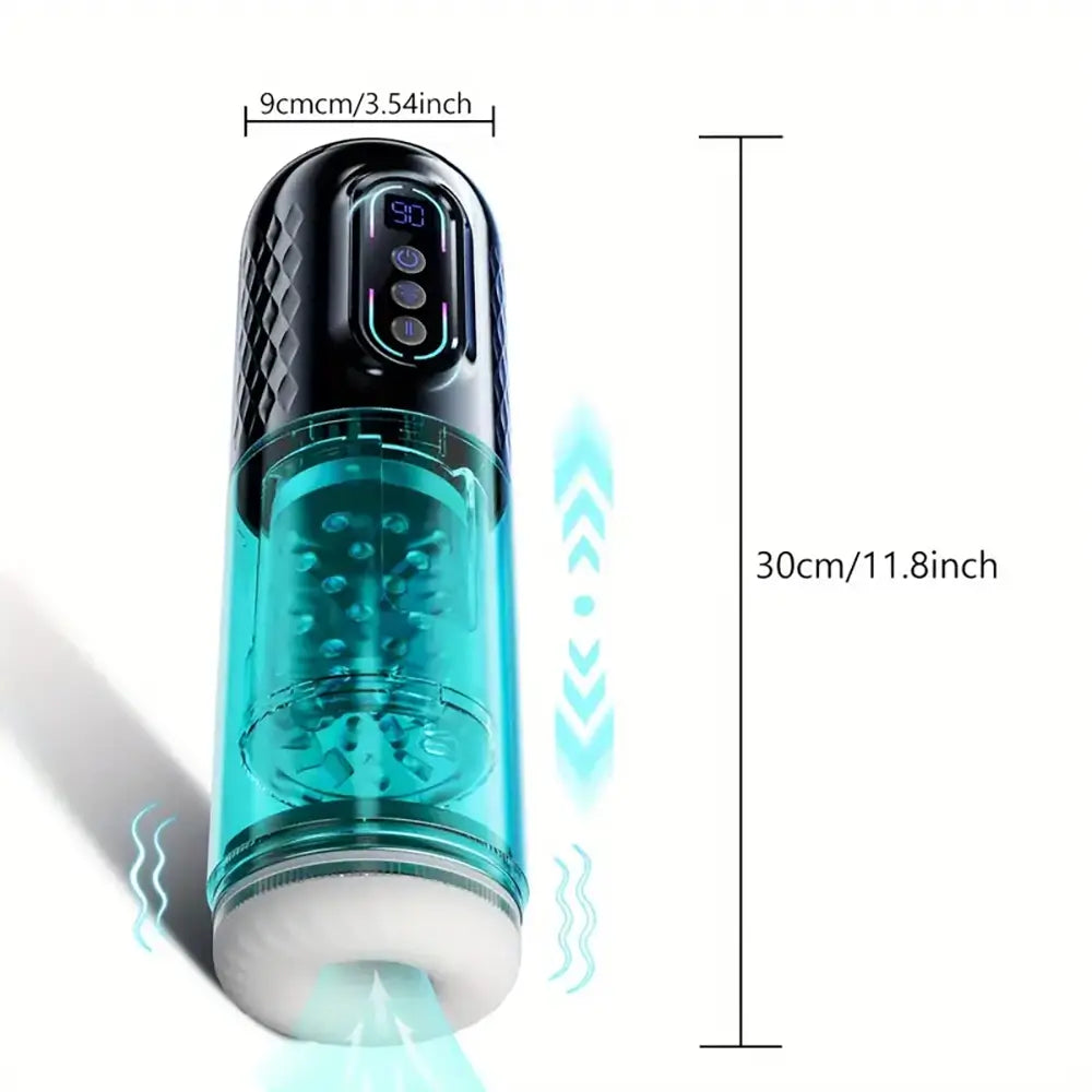 Thrusting 9 Telescopic 9 Rotation 9 Sucking Auto Male Masturbator