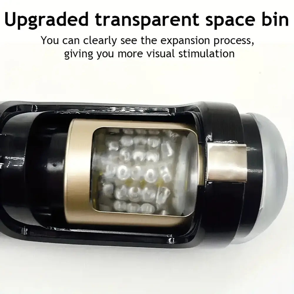 Squeezing High Speed Piston Qi Piston Rotation Stretching Masturbator