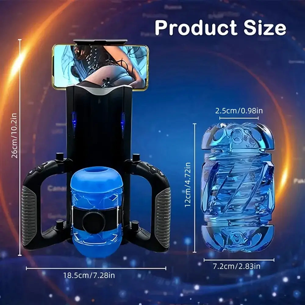 Leten Cannon King Pro Machine 2cm Piston Telescopic Auto Masturbator