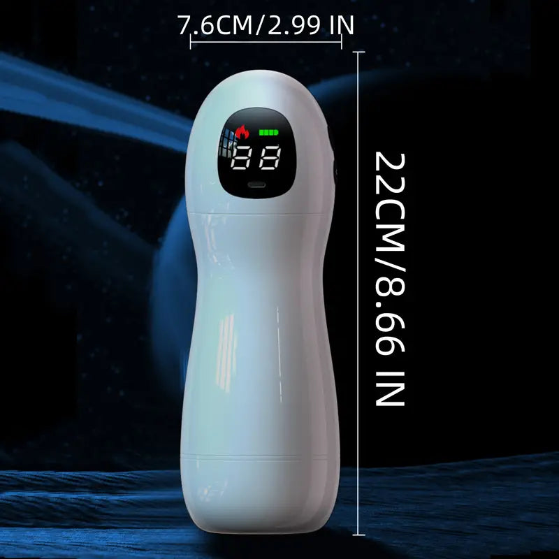 Ten Sucking Vibrating Modes LCD Display Automatic Masturbator