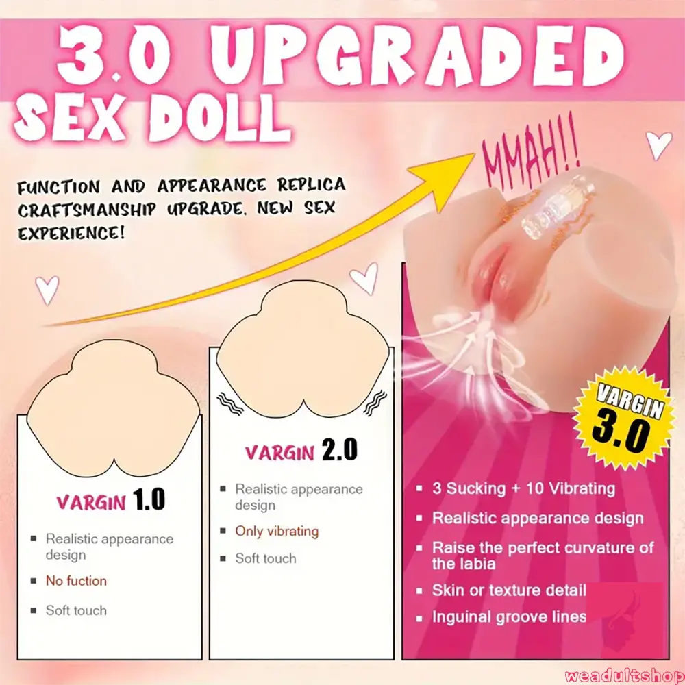 3.0 Upgraded Automatic Masturbator Sucking Vibrating Sex Torso
