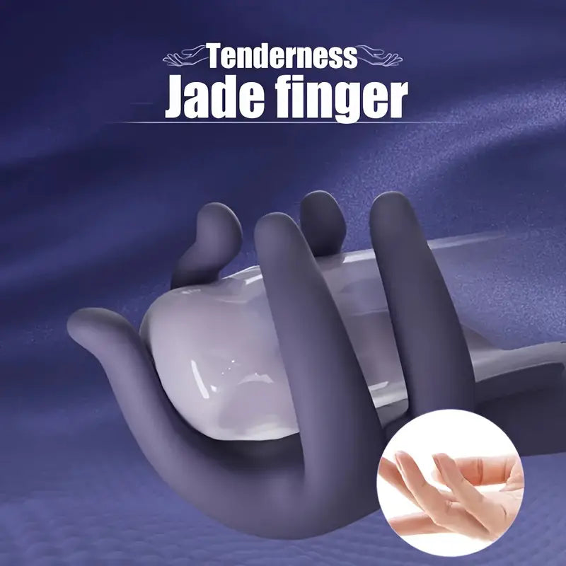 Jade Finger Pulse Vibrating Automatic Shaking Male Masturbator