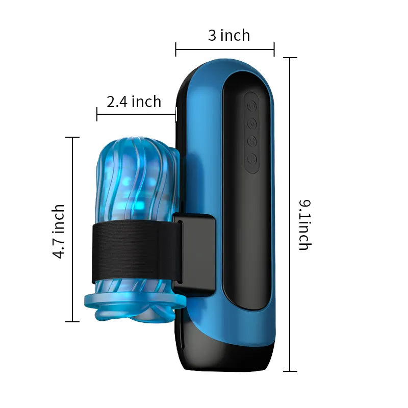 5 Speeds 6 Thrusting 10 Vibrating Modes External Auto Stroker