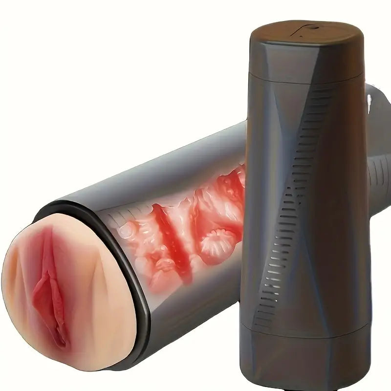 Soft Fleshy Lifelike Textured Vagina Vibrating Male Masturbator Soft Fleshy Lifelike Textured Vagina Vibrating Male Masturbator