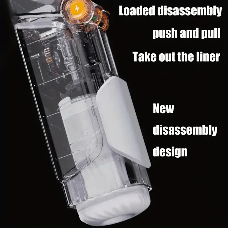 Intelligent Heating Telescopic Screw Interactive Moaning Auto Masturbator