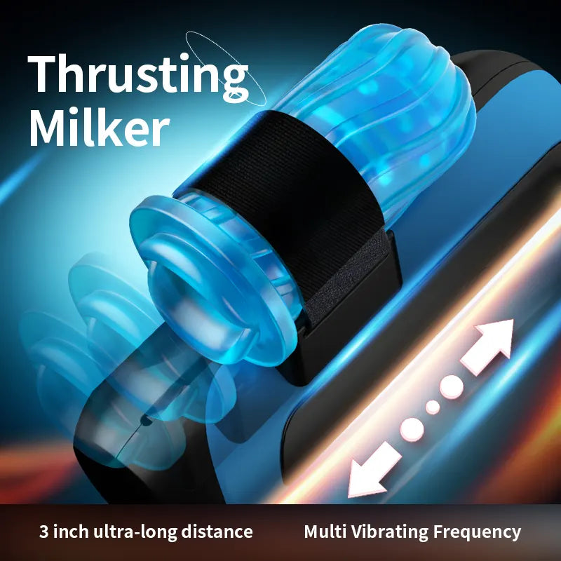 5 Speeds 6 Thrusting 10 Vibrating Modes External Auto Stroker