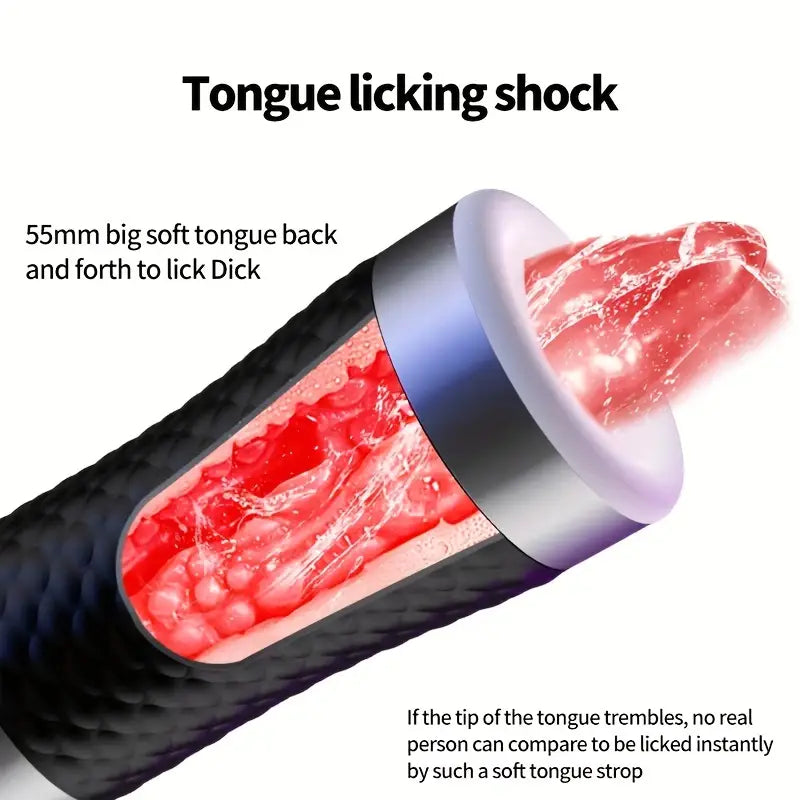 10 Vibrating 5 Sucking 360-degree Squeezing Kneading Auto Masturbator