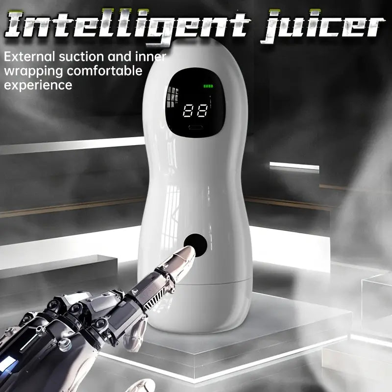 10 Frequency Smart Vibration Sounding Auto Male Masturbator