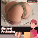 7lb Vibrating Sucking Sex Torso Realistic Granular Male Masturbator