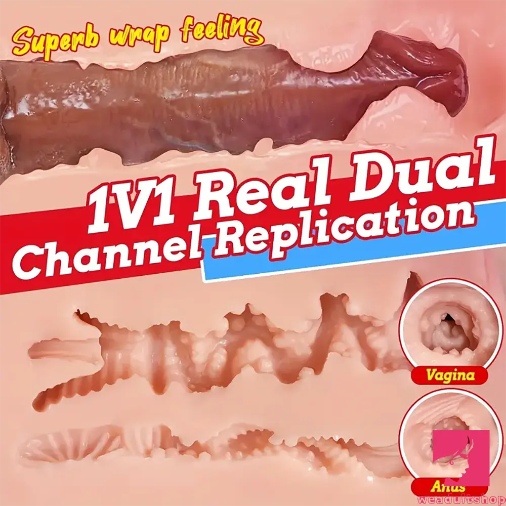 5lb Realistic Grainy Skin Pussy Ass Vibrating Sex Doll Torso