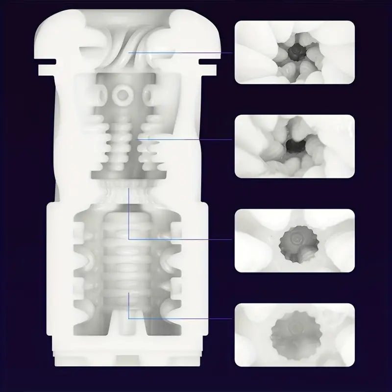 Intelligent Heating Telescopic Screw Interactive Moaning Auto Masturbator