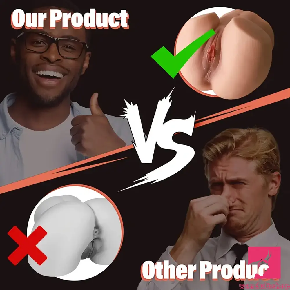 7lb Vibrating Sucking Sex Torso Realistic Granular Male Masturbator