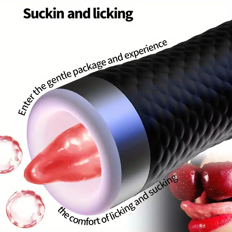 10 Vibrating 5 Sucking 360-degree Squeezing Kneading Auto Masturbator