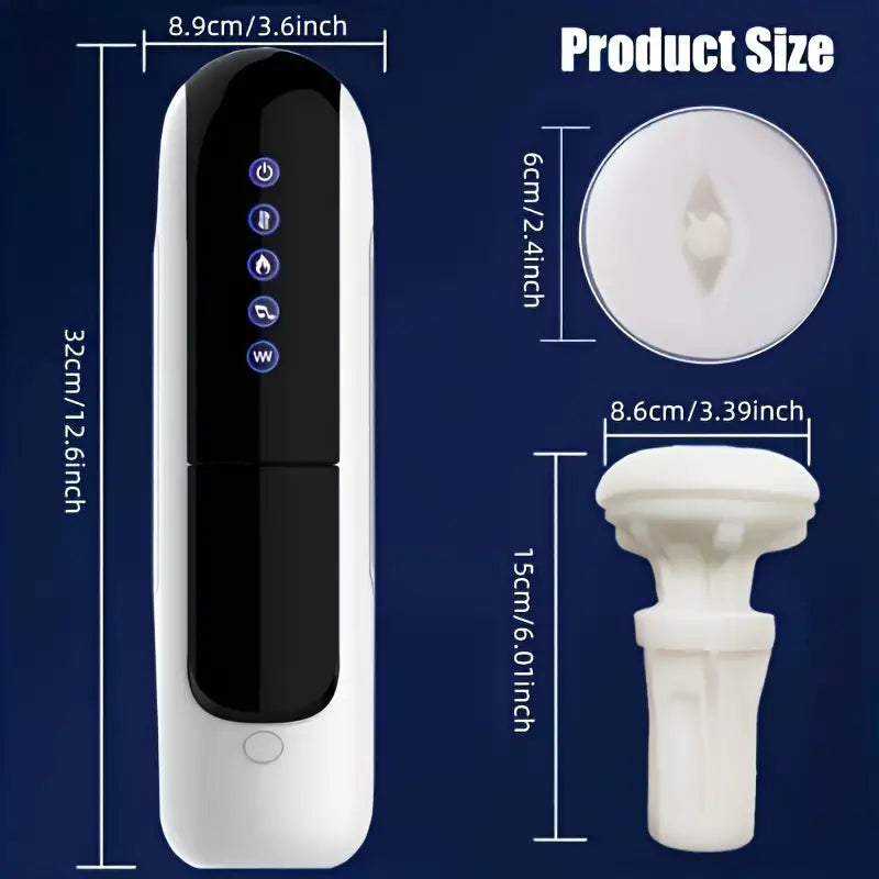 10 Thrusting Vibrating Suction Heating Male Automatic Stroker
