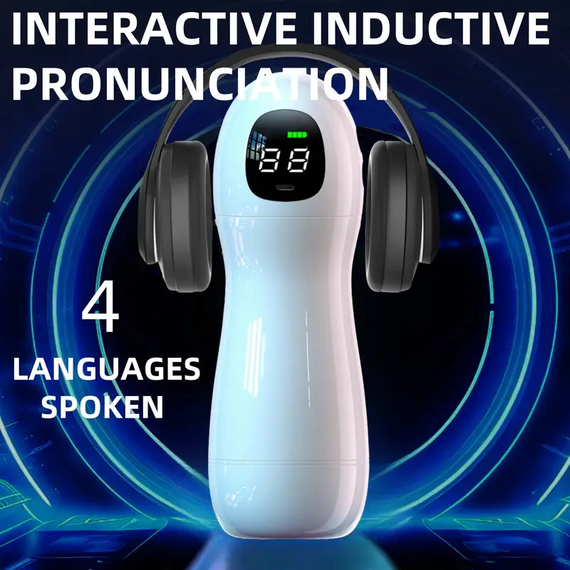 Ten Sucking Vibrating Modes LCD Display Automatic Masturbator