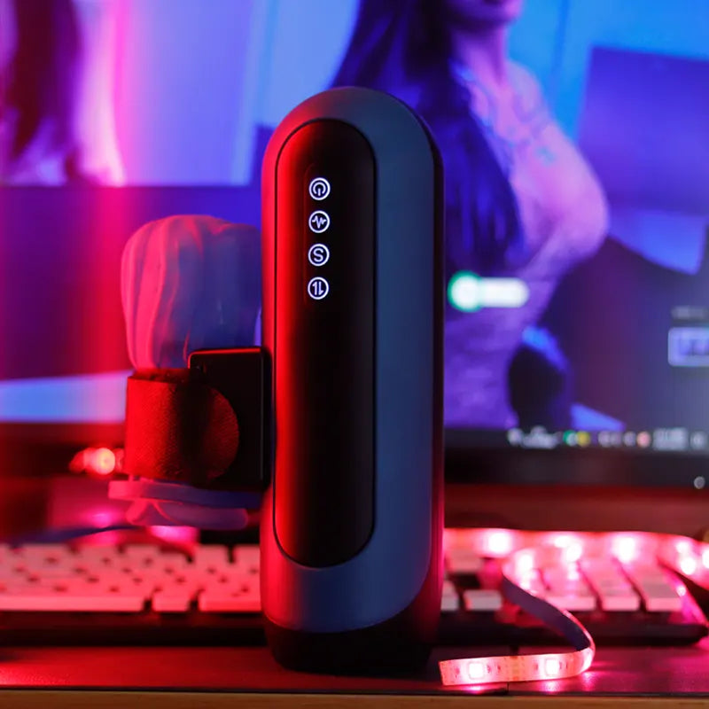 5 Speeds 6 Thrusting 10 Vibrating Modes External Auto Stroker