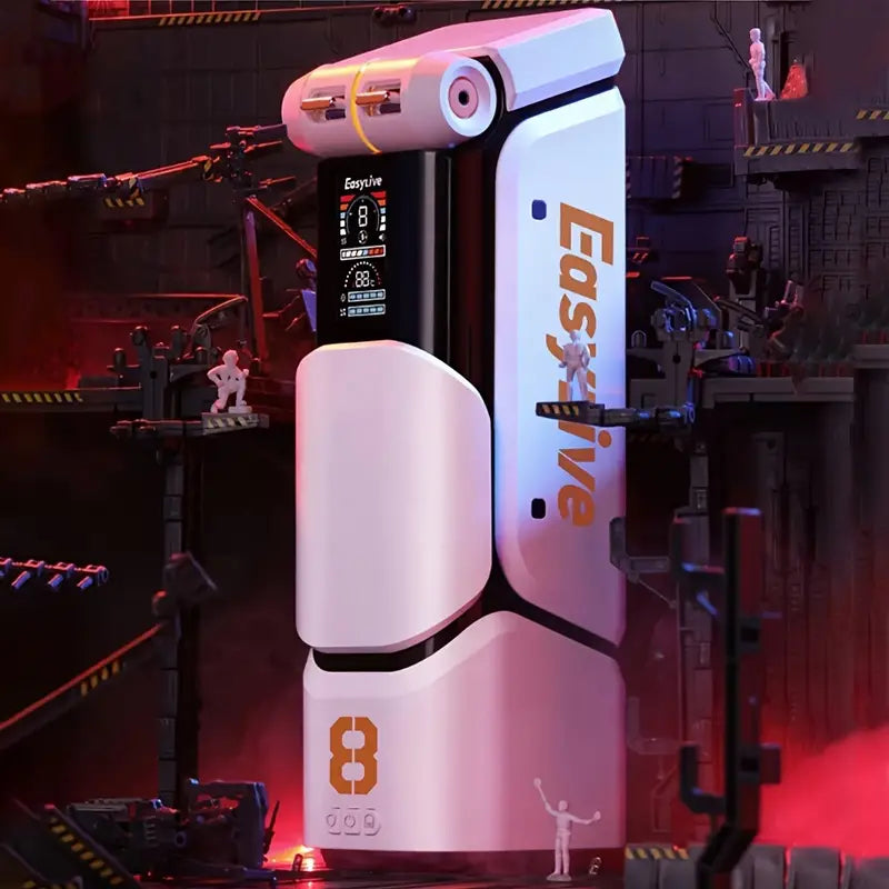 Intelligent Heating Telescopic Screw Interactive Moaning Auto Masturbator