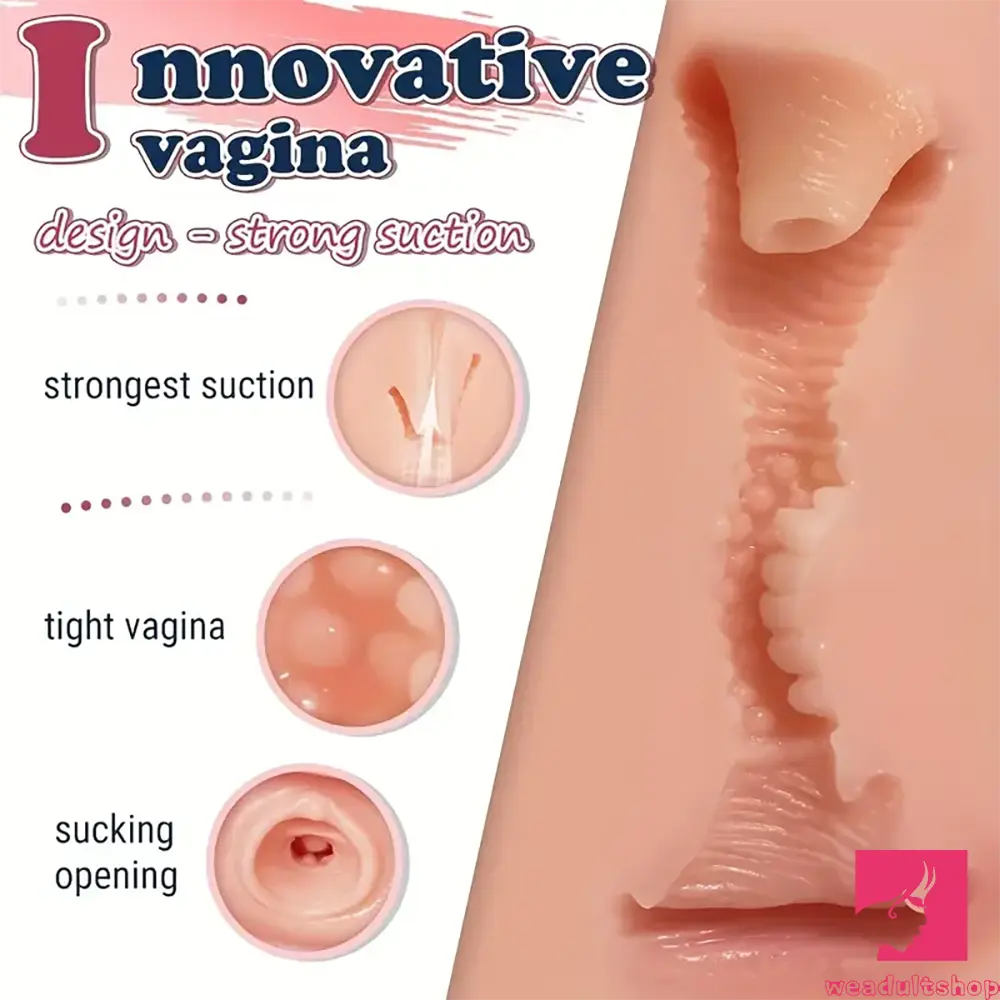 2.87lb Realistic Sex Doll Torso For Men With 3D Vagina Anal Stroker