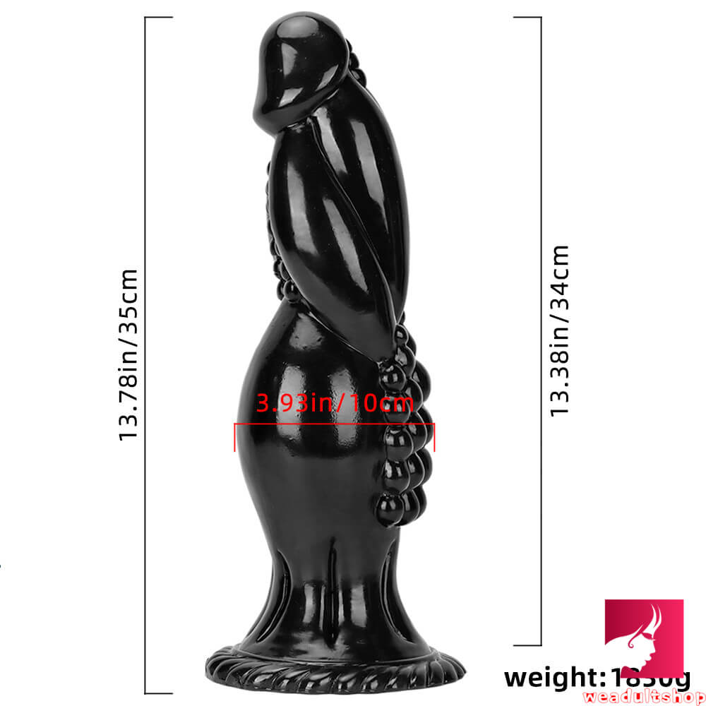 13.78in Lifelike Thick Big Long Dildo For Vaginal Anal Sex Love